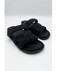 Miss Diva - Thalia H Shaped Velcro Strap Flat Slider - Lyst