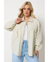Yours - Utility Shacket Jacket - Lyst