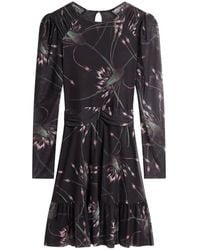 Ted Baker - Sannde Long Sleeve Round Neck Regular Fit Mini Dress - Lyst