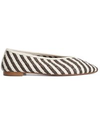 Dune - 'Henlee' Leather Ballet Pumps - Lyst