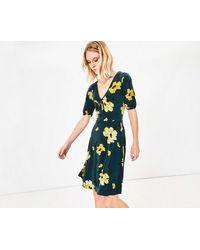 oasis bloom print column dress