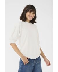 Kaffe - Kalone High Neck Half Sleeves Pullover - Lyst