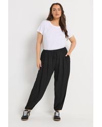 Yours - Cuffed Balloon Trousers - Lyst