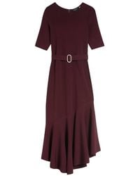 Ted Baker - Samalee Short Sleeve Round Neck Regular Fit Midi Dress - Lyst