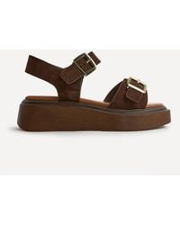 Linzi - Source Wide Fit Flatform Sandals - Lyst
