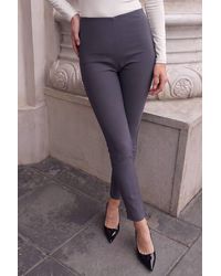 Roman - Petite Full Length Elastic Waist Trousers - Lyst