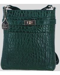 Ashwood Leather - Real Leather Crossbody Bag W/ Adjustable Strap - Lyst