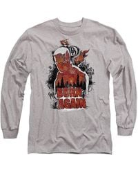 Marvel - Daredevil Born Again Matt Murdock Graffiti Long Sleeve T-Shirt, Heather - Lyst