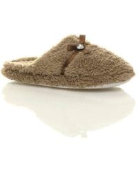 AJVANI - Fleece Mules Slippers - Lyst