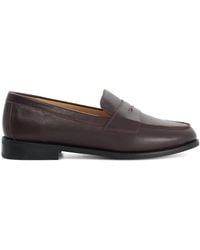 Dune - Wide Fit 'Ginelli' Leather Loafers - Lyst