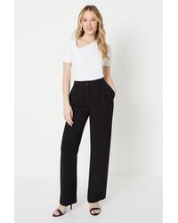 Oasis - Pleat Front Relaxed Tailored Trouser - Lyst