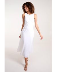 Blue Vanilla - Bias Cut Midi Dress - Lyst