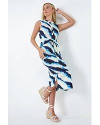 Roman - Petite Tie Dye Stretch Dress - Lyst