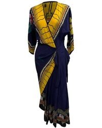 Etro - Preloved Wrap Detail Printed Midi Dress - Lyst