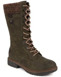 Pavers - Lace-Up Calf Boots - Lyst