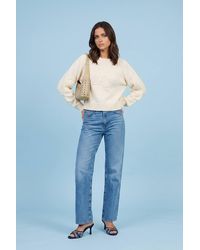 Urban Bliss - Embroidered Raglan Jumper - Lyst