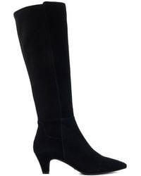 Dune - 'Sera' Suede Knee High Boots - Lyst