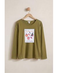 Enorsia - Crew Neck Long Sleeve T-Shirt - Lyst