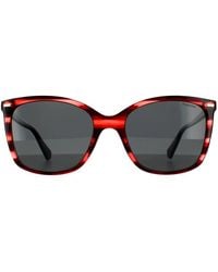 Polaroid - Square Havana Polarized 90041091 - Lyst