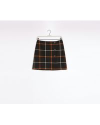 Oasis Check Mini Skirt - Multicolour