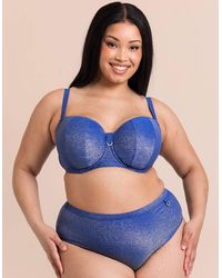 Curvy Kate - Sapphire Seas Bandeau Bikini Top Underwired - Lyst