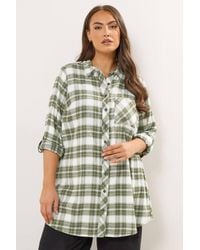Yours - Check Boyfriend Shirt - Lyst