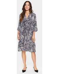 Saint Tropez - Edasz V-Neck Knee Length Dress - Lyst