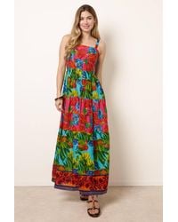 Blue Vanilla - Multi Sleeveless Square Maxi Dress - Lyst