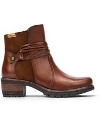 Infinity Leather - Pikolinos Leather Zipped Heel Ankle Boots -San Sebastia - Lyst