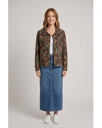 Izabel London - Floral Textured Tapestry Jacket - Lyst