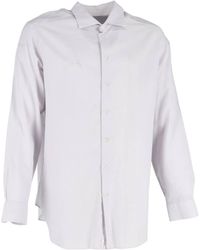 Giorgio Armani - Preloved Patterned Long Sleeve Shirt - Lyst