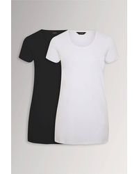 Yours - 2 Pack Longline T-Shirts - Lyst