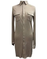 Balenciaga - Preloved Button-Down Midi Shirt Dress - Lyst