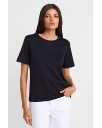 Dilvin - Cotton Crew Neck T-Shirt - Lyst