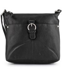 Pavers - Leather Daily Zip-Close Crossbody Bag - Lyst