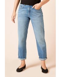 Dorothy Perkins - Boyfriends Ankle Grazer Fold Up Jeans - Lyst