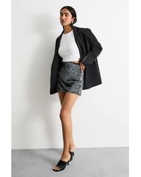 Warehouse - Multi Sequin Mini Skirt - Lyst