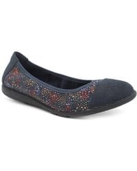 Pavers - Leather Slip On Ballet Flats - Lyst