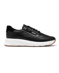 Clarks - Code R Run Leather Trainers, Lace Up - Lyst