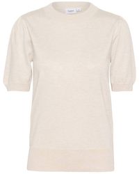Saint Tropez - Milasz Short Sleeve Crew Neck Jumper - Lyst