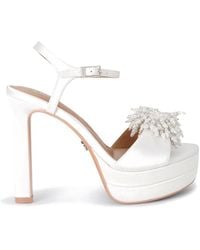 Carvela Kurt Geiger - 'Lucia Platform' Satin Heels - Lyst