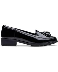 Clarks - Havisham Edge Loafer Patent Loafers, Slip Ons - Lyst