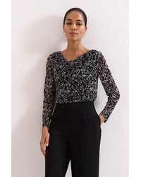 Phase Eight - Tammy Cowl Neck Top - Lyst
