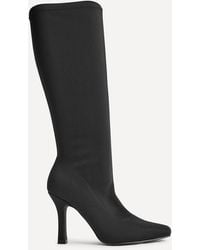 Linzi - Alexia Lycra Stretch High Leg Boots - Lyst