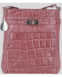 Ashwood Leather - Real Leather Crossbody Bag W/ Adjustable Strap - Lyst