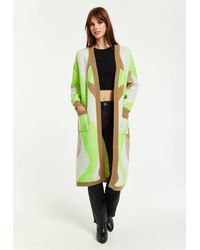 Liquorish - Longline Cardigan - Lyst