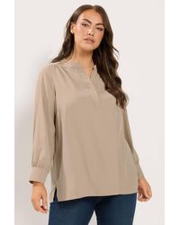Yours - Half Placket Blouse - Lyst