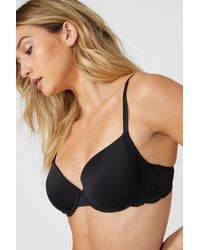 Oasis - Smooth Lace T-shirt Bra - Lyst