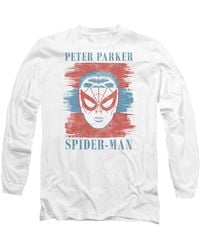 Marvel - Spiderman Peter Parker Stripes Long Sleeve T-Shirt - Lyst