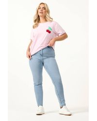 Yours - Stretch Skinny Ava Jeans - Lyst